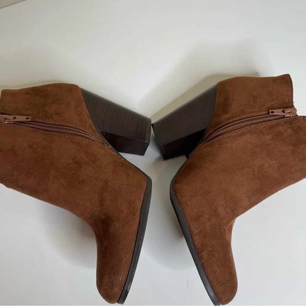 Carlos Santana Tempe Brown Suede Fringe Booties